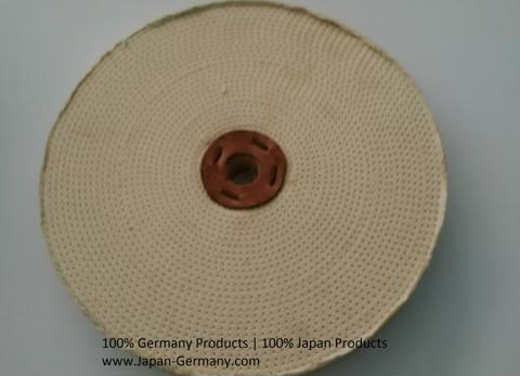 Bánh vải Cotton đánh bóng inox Đường kính 200 mm x dày 30 mm x Cốt gắn 25.4 mm. Code: 3.10.200.1001